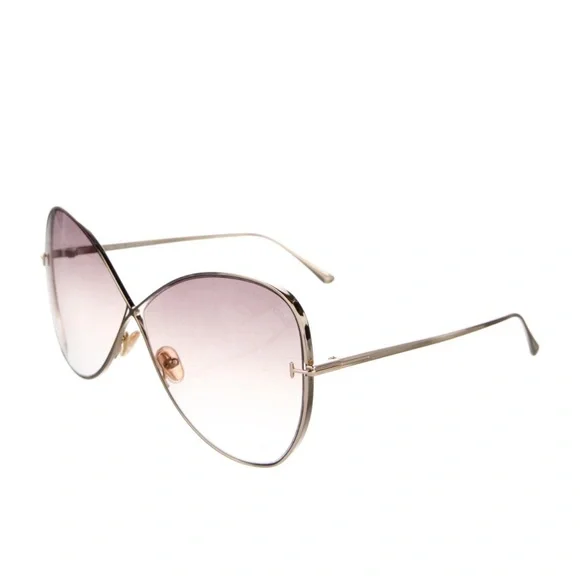 Tom Ford Sunglasses!!! Chic Gold Aviator Sunglasses - Picture 6 of 7